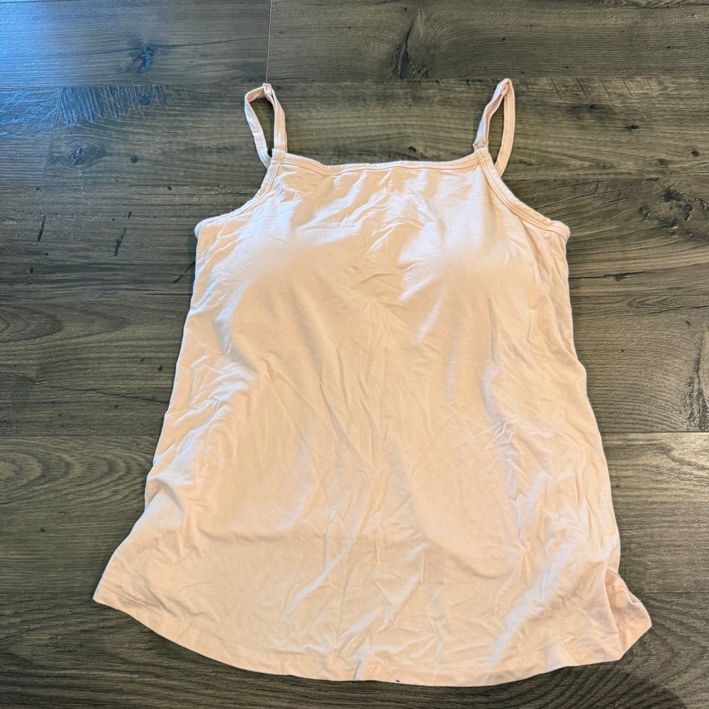 Kindred Bravely Nursing Camisole Medium Pink Bamboo Maternity Tank Top Bra